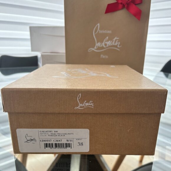 Christian Louboutin Galativi 100 Veau Velours - Picture 6 of 6